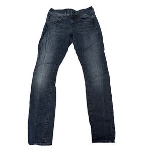 G Star Raw Lynn Skinny Jeans Women's Size 29x32 Blue Dark Wash Mid Rise
